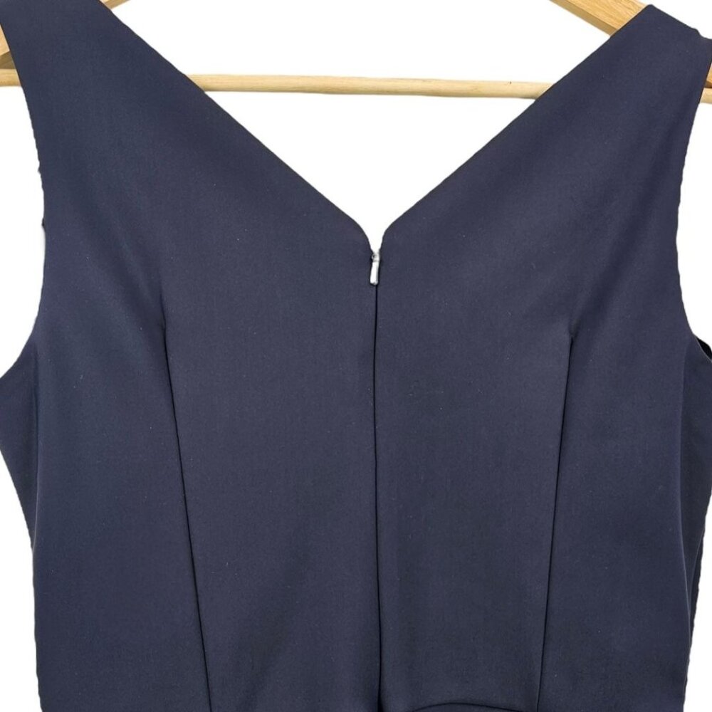 Alex Evenings Womens 4 Navy Compression Ruched Sheath Dress NWT - Picture 6 of 16